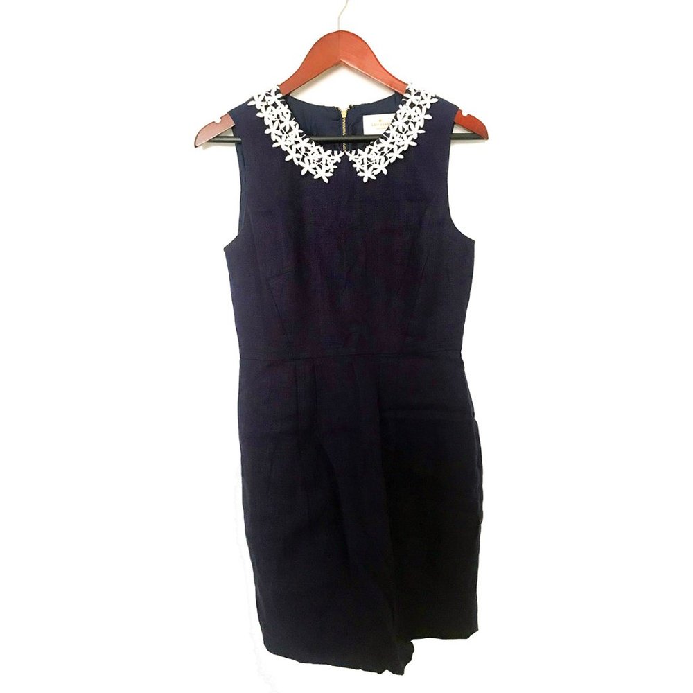 Kate Spade ''Daisy Tiff' lace shift dress w collar